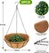 24 Bundles Artificial Hanging Flowers with 2 Baskets for Outdoors(Mutil Color)